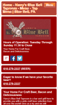 Mobile Screenshot of harrysbluebelltaproom.com